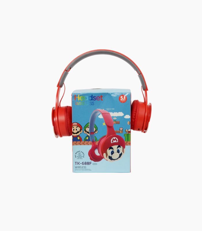 SUPER MARIO PRINT WIRELESS HEADPHONE - Image 1