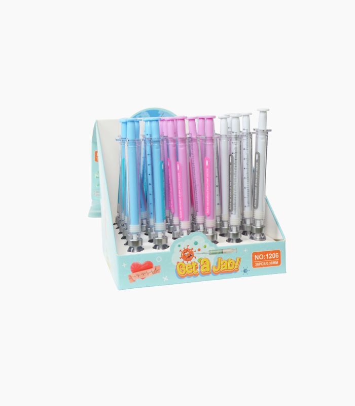 DR SYRINGE STYLE GEL PEN FOR KID FUN DR SYRINGE STYLE GEL PEN FOR KID FUN - Image 1