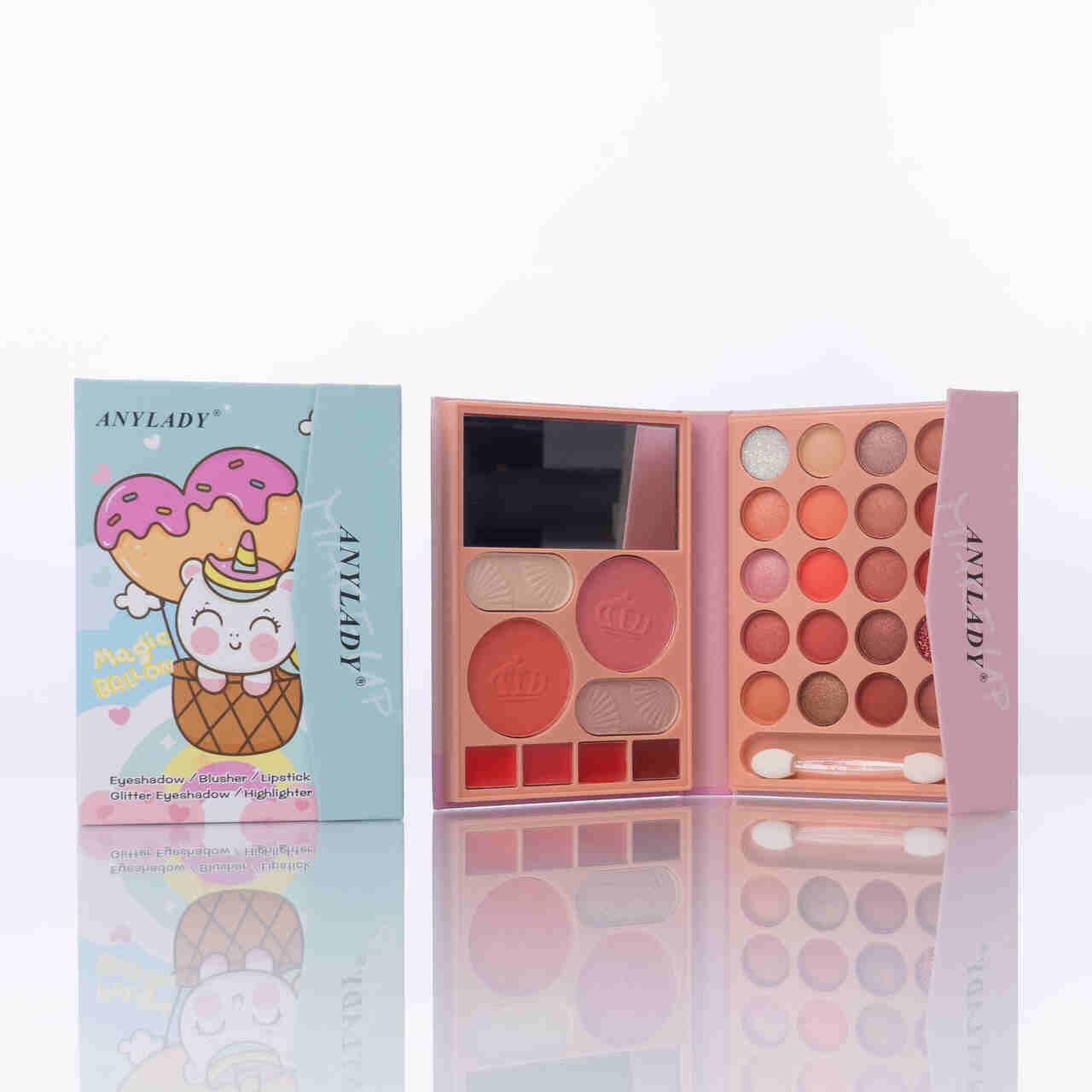 Tiny Heaven MAkeup set B (5) UNICORN EYESHADOW PALLATE FOR KIDS - Image 1