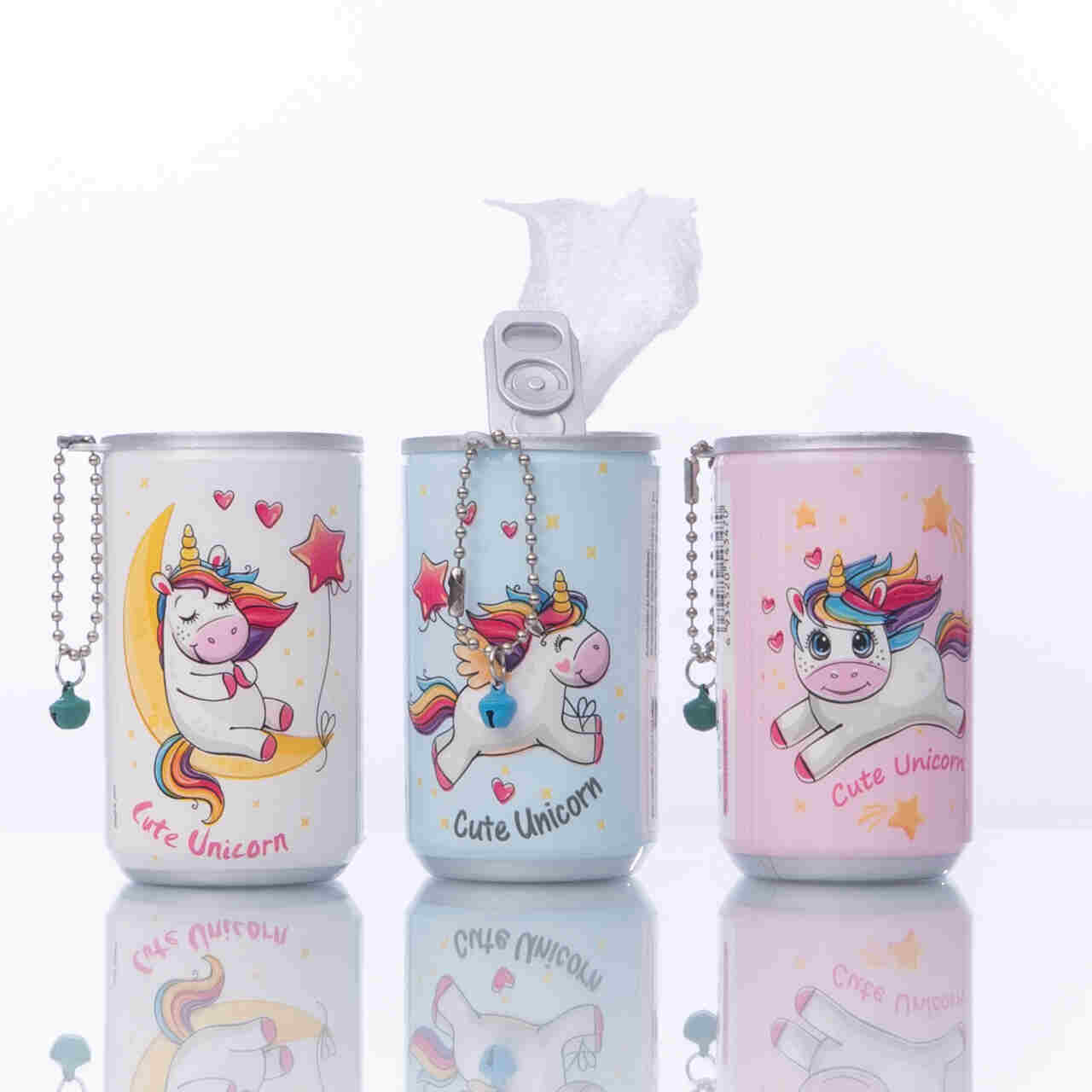 Tiny Heaven Tissue Box (5) UNICORN CAN WET WIPES FOR KIDS - Image 1
